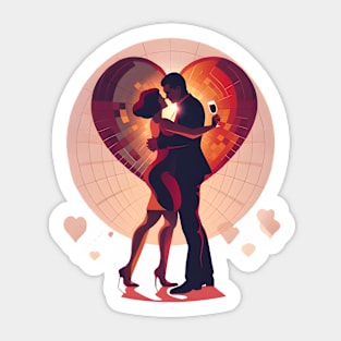 Discover True Romance: Art, Creativity and Connections for Valentine's Day and Lovers' Day Sticker